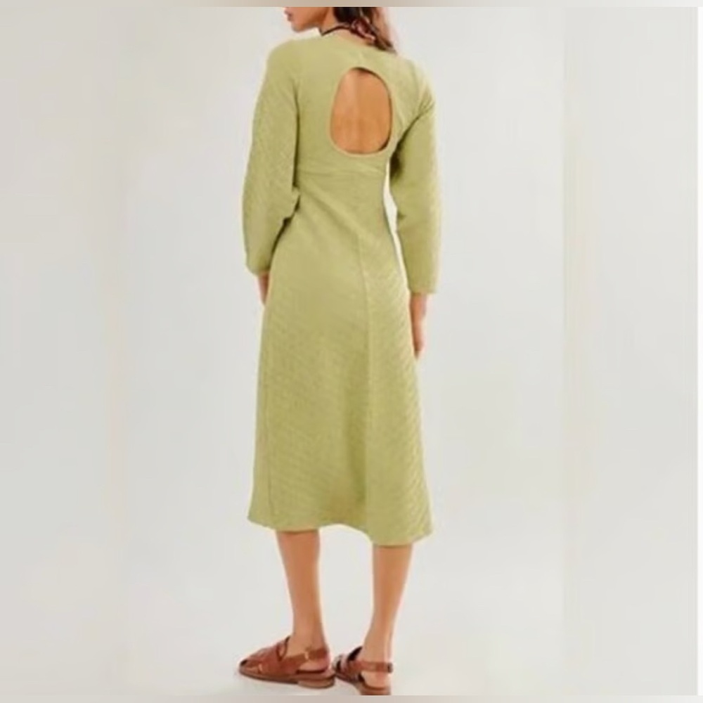 NWT: Free People Gabby Midi Dress - Picture 2 of 6